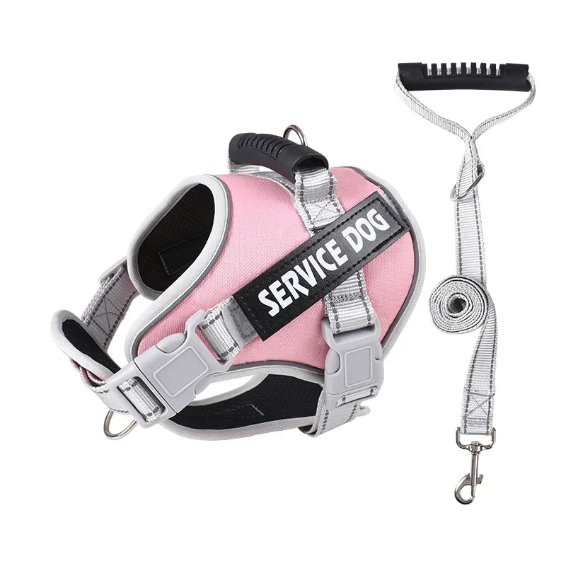 Personalised Dog Harness with Custom Name Tag | No-Pull & Padded
