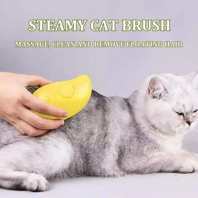Self-Cleaning Deshedding Brush for Dogs & Cats | Water Mist