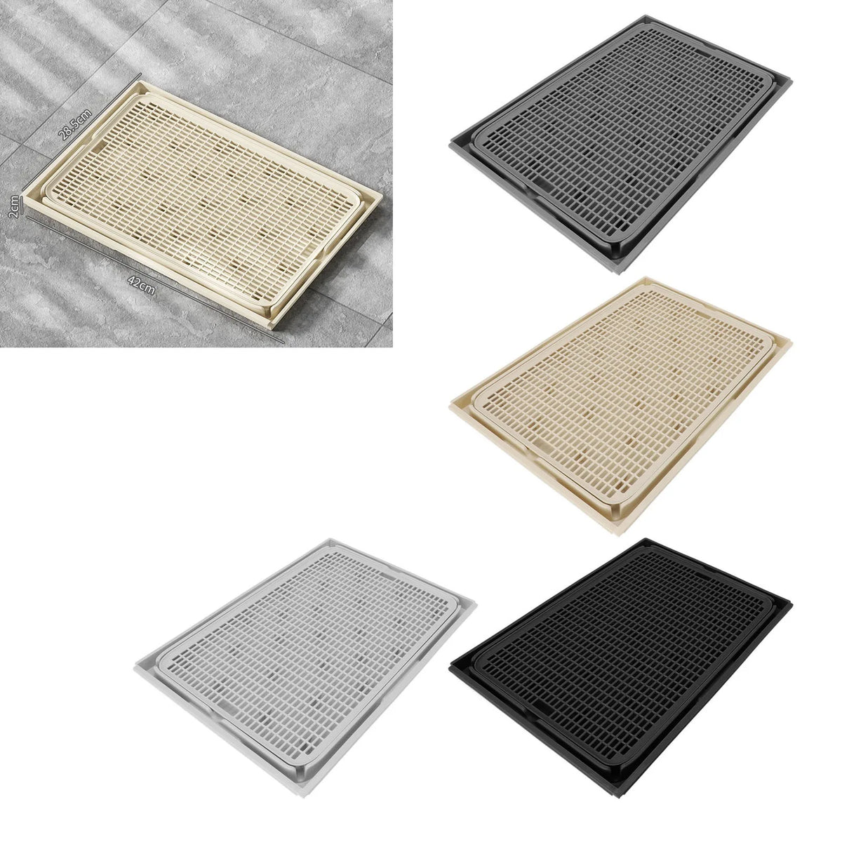 Double-Layer Cat Litter Trapping Mat